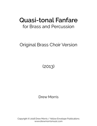 Quasi-tonal Fanfare for Brass and Percussion
