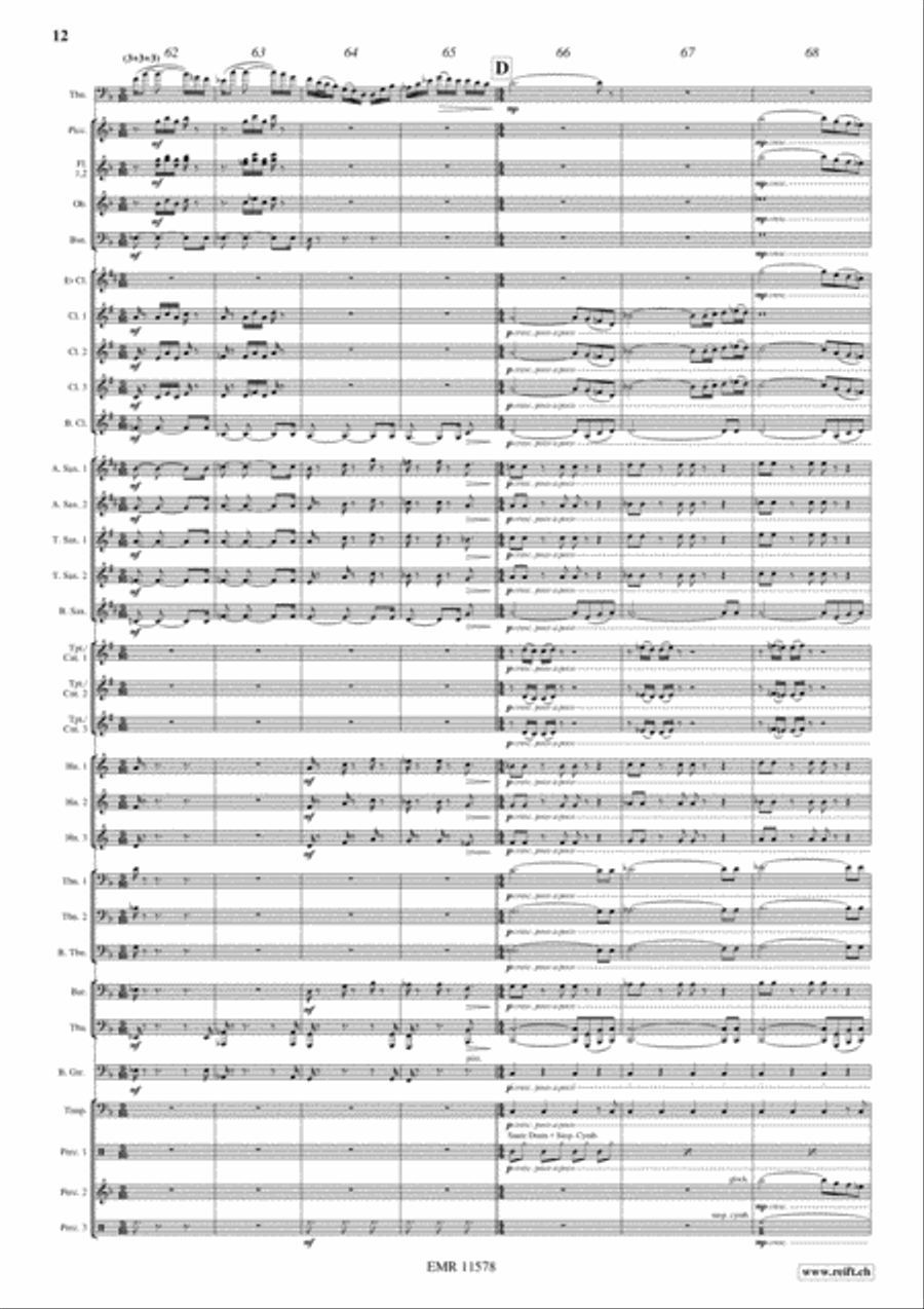 Cirrus Concert Band scores gallery preview page 12