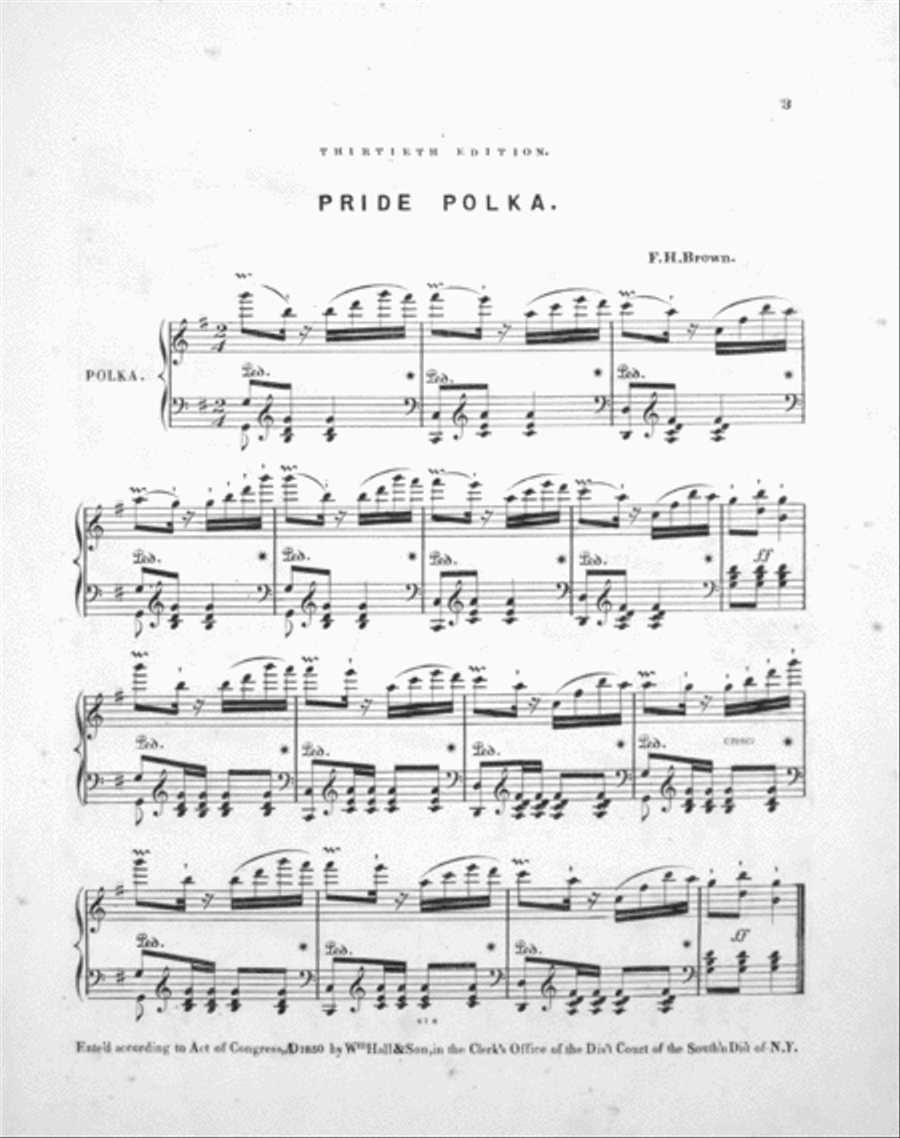 Pride Polka Piano Solo scores gallery preview page 2