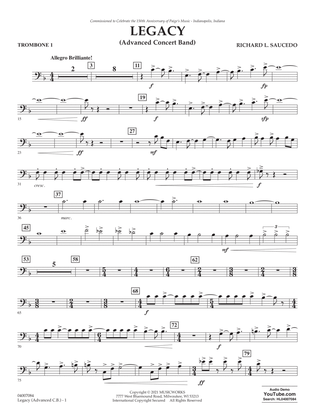 Legacy (Advanced Version) - Trombone 1