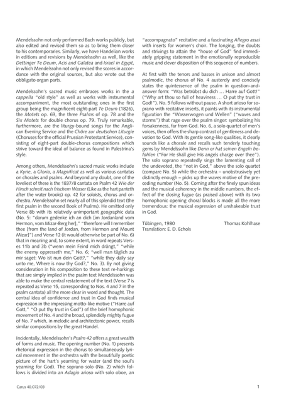 Psalm 42 4-Part scores gallery preview page 6