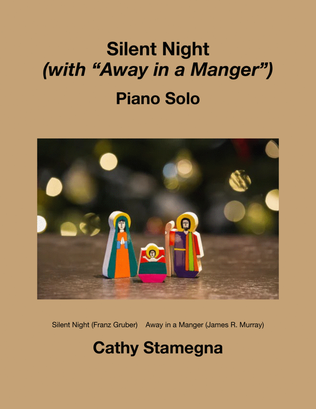 Book cover for Silent Night (with "Away in a Manger") - Piano Solo