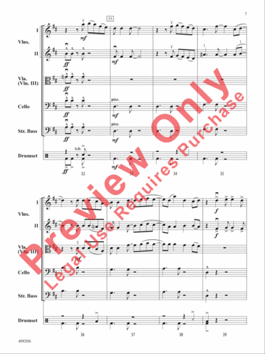 Made You Look String Orchestra scores gallery preview page 8