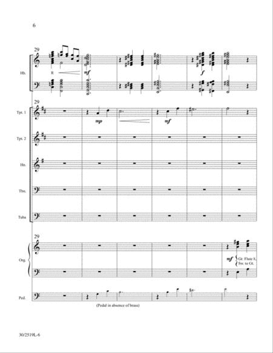 Fanfare for Easter - Brass Quintet Score and Parts Brass Quintet scores gallery preview page 6