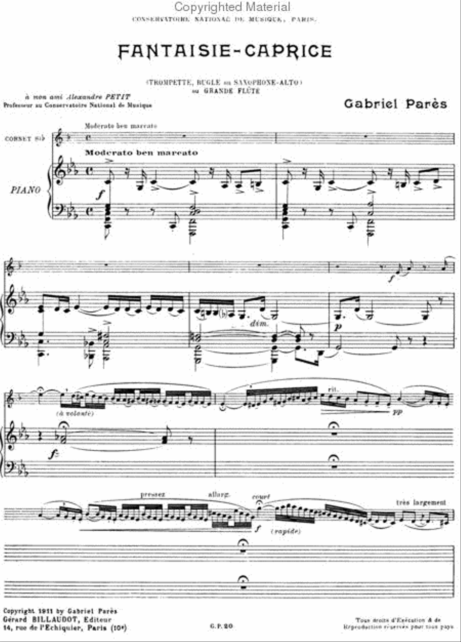 Fantaisie Caprice Chamber Music scores gallery preview page 2