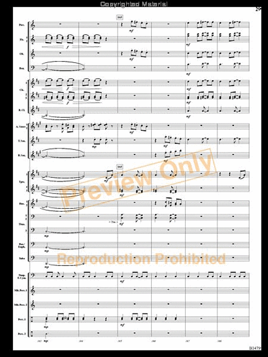 Gravity Wave Gravity Wave Concert Band scores gallery preview page 28