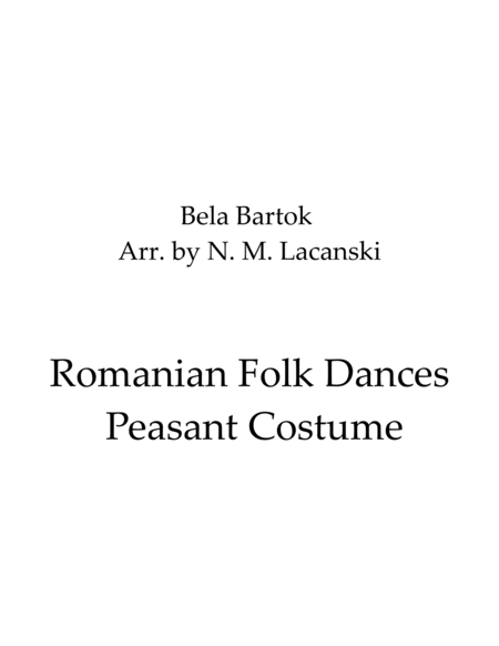 Romanian Folk Dances Peasant Costume image number null