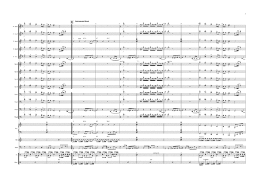 Signed, Sealed, Delivered I'm Yours Saxophone scores gallery preview page 3