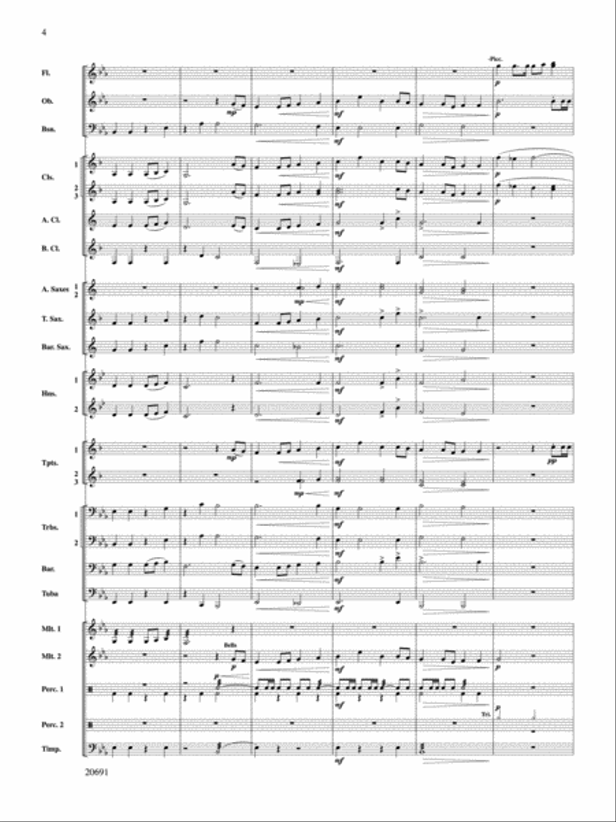 The Trail West Concert Band scores gallery preview page 4