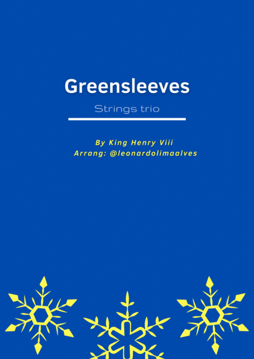 Greensleeves - Strings Trio image number null