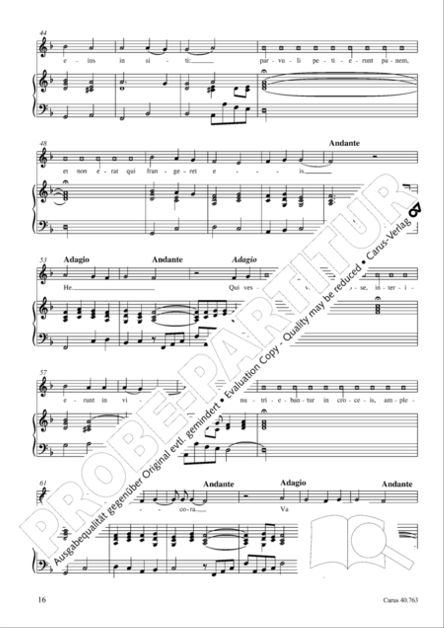 Drei Lamentationen zum Karsamstag Score scores gallery preview page 17