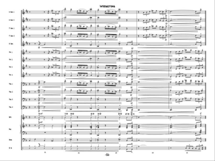 Intersections Jazz Ensemble scores gallery preview page 27