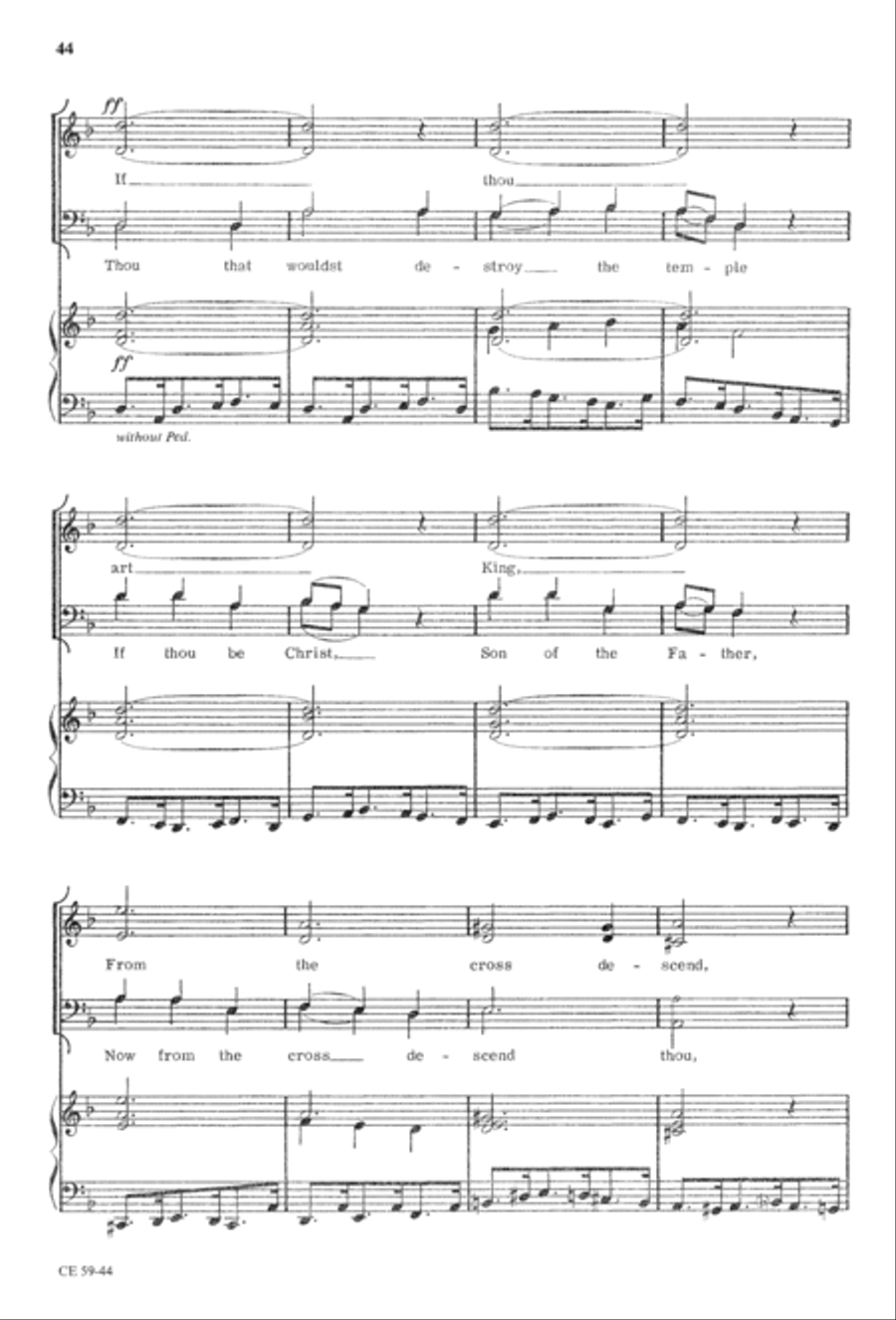 The Seven Last Words of Christ 4-Part scores gallery preview page 46