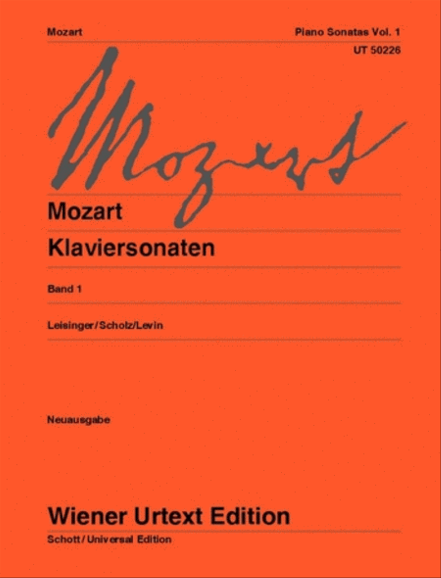 Piano Sonatas - Volume 1 Chamber Music scores gallery preview page 1