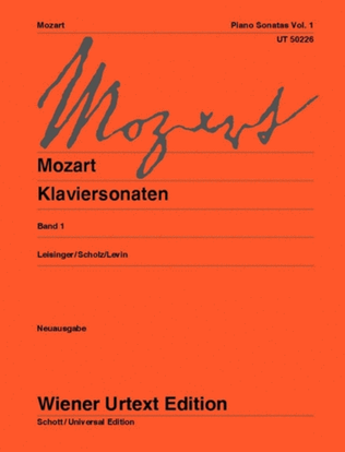 Book cover for Piano Sonatas - Volume 1