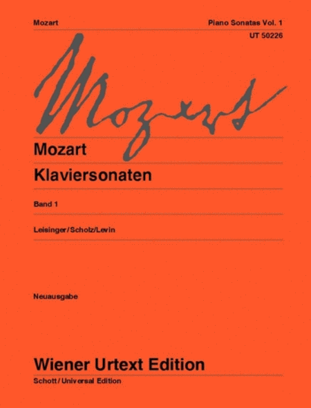 Piano Sonatas - Volume 1 by Wolfgang Amadeus Mozart Piano Solo - Sheet Music