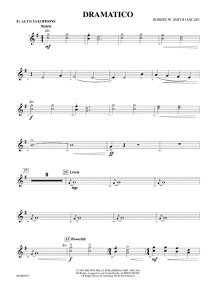 Dramatico: E-flat Alto Saxophone