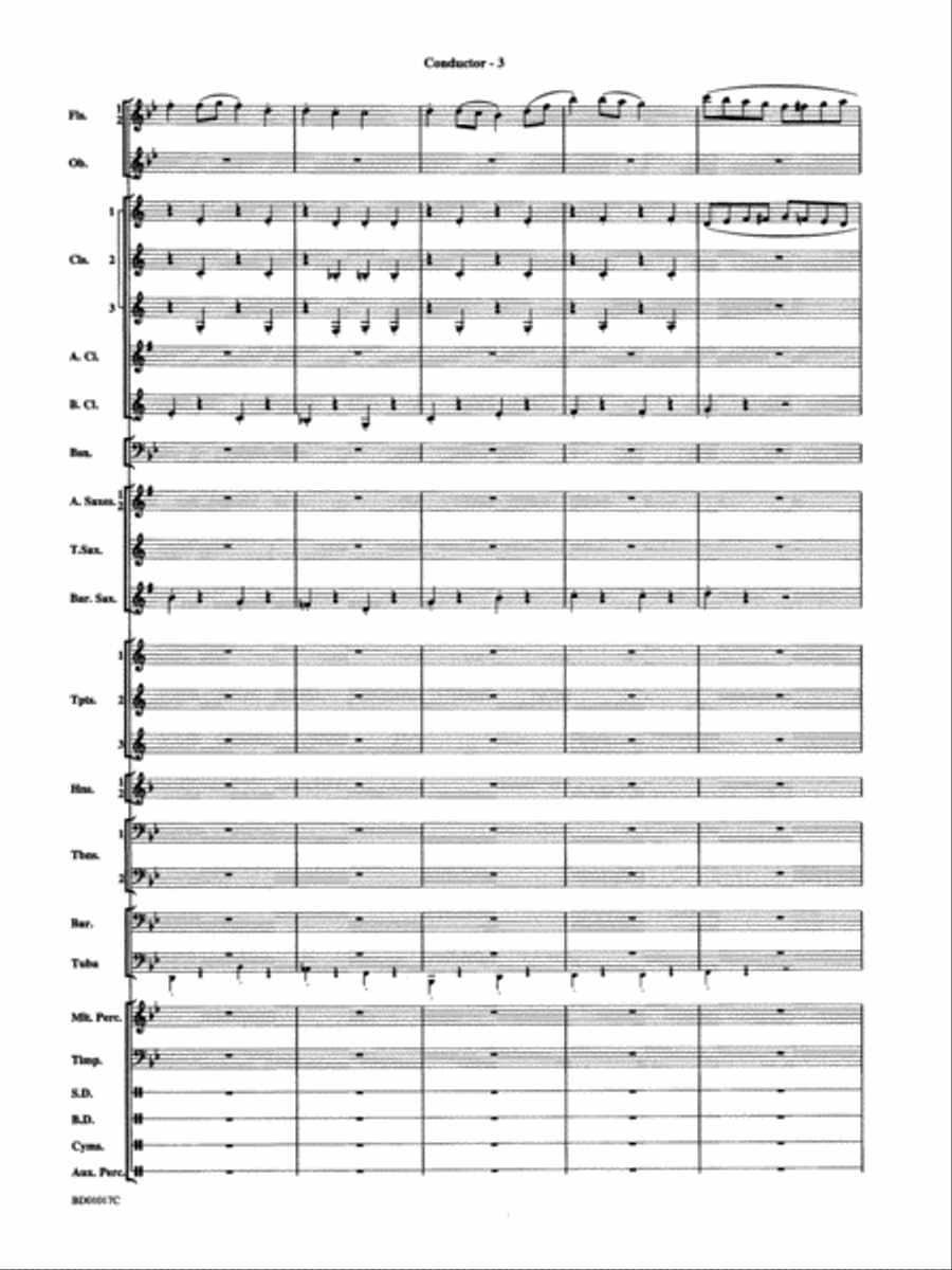 Outback Fantasy (based on Traditional Australian Folk Melodies): Score Concert Band scores gallery preview page 5
