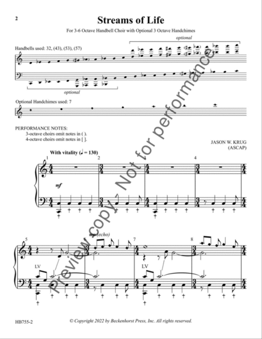 Streams of Life 5-Octaves scores gallery preview page 3