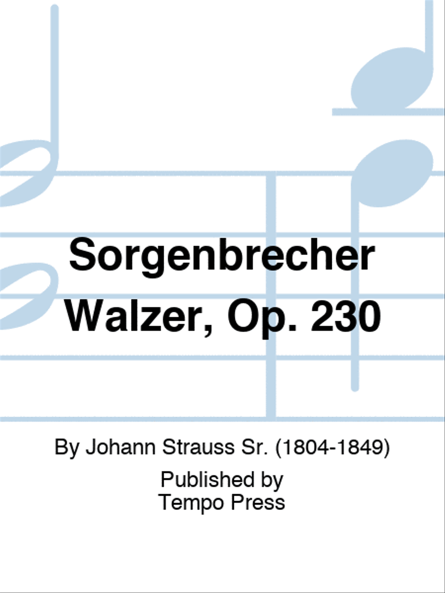 Sorgenbrecher Walzer, Op. 230 Piano scores gallery preview page 1