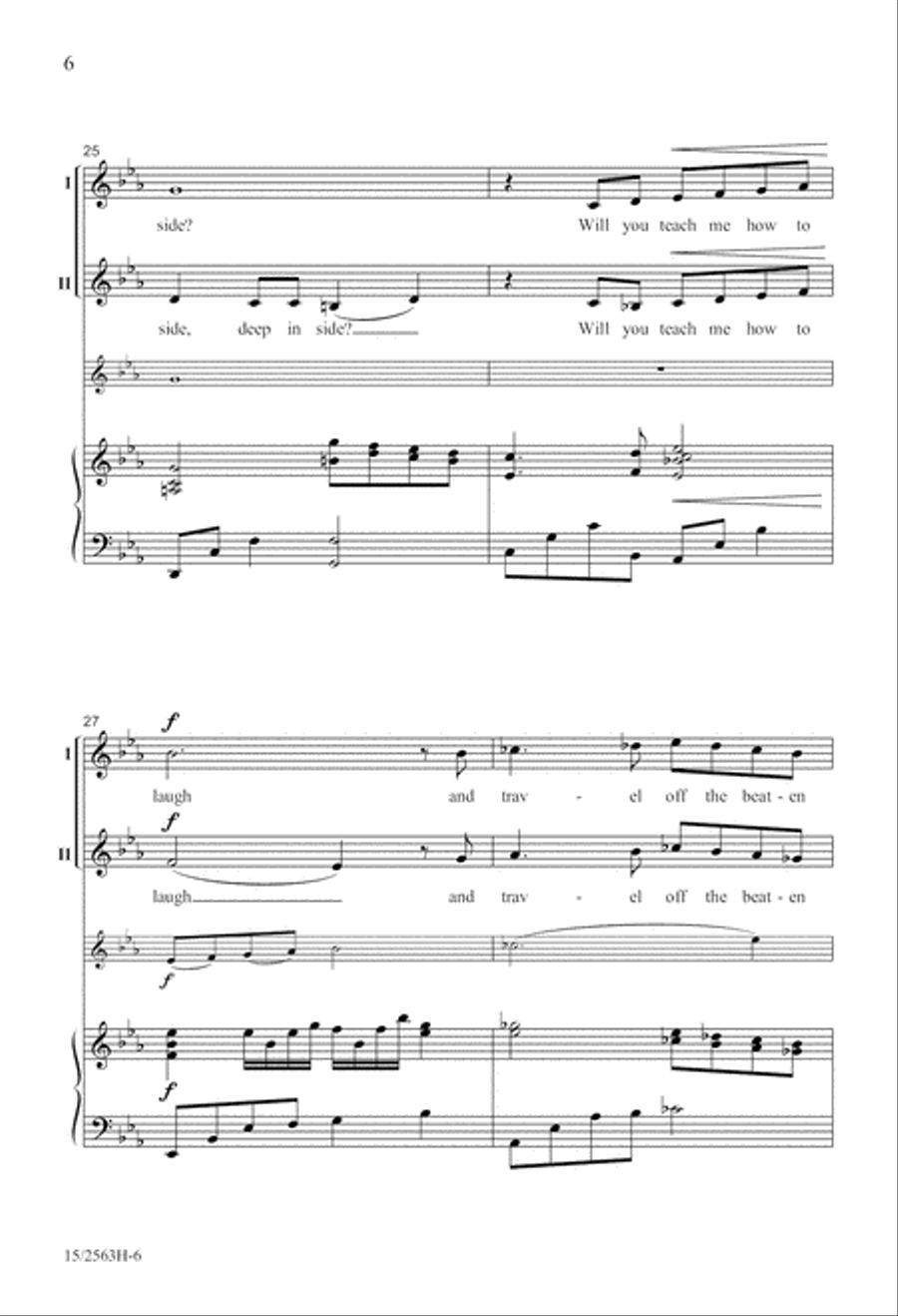 Will You Teach Me? 2-Part scores gallery preview page 7