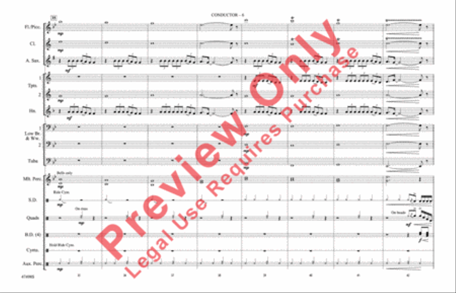Girls Like You Marching Band scores gallery preview page 7