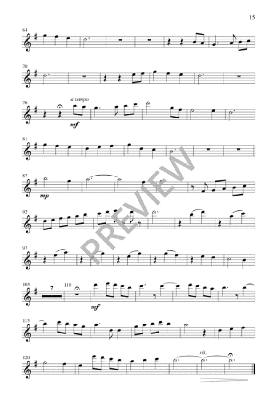 Who Would Think That What Was Needed 4-Part scores gallery preview page 15