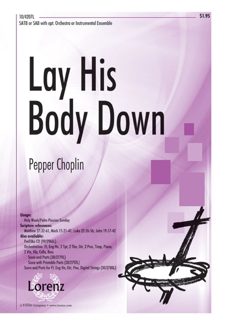 Pepper Choplin : Lay His Body Down