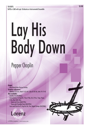 Book cover for Lay His Body Down