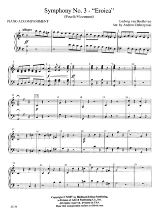 Symphony No. 3 - Eroica (4th Movement): Piano Accompaniment