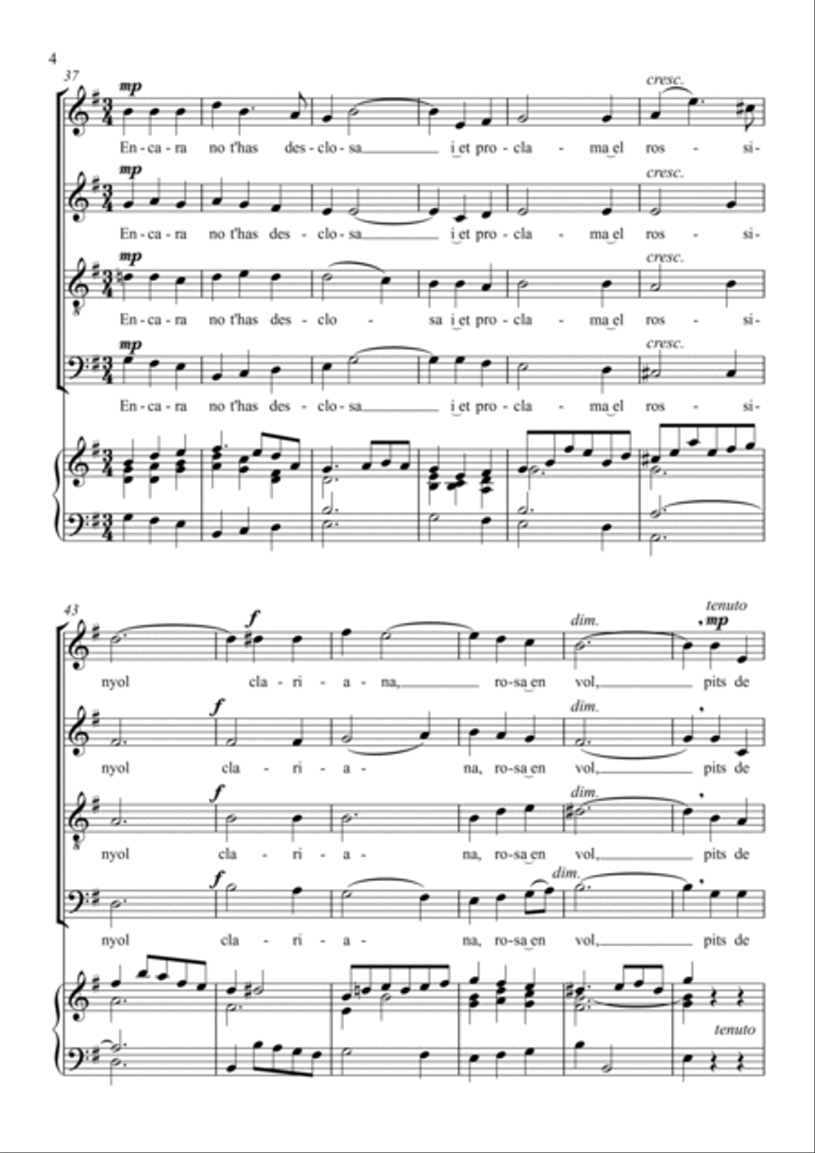 Nadal amb la Mare de Déu Choir scores gallery preview page 4