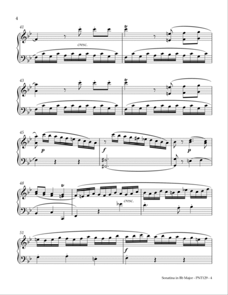 Sonatina Opus 38, Number 2 Piano Method scores gallery preview page 4