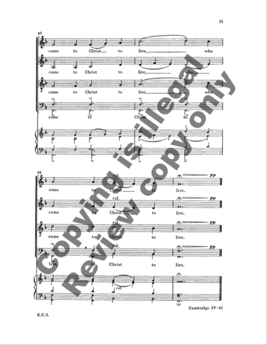The Garden Hymn The Garden Hymn 4-Part scores gallery preview page 12