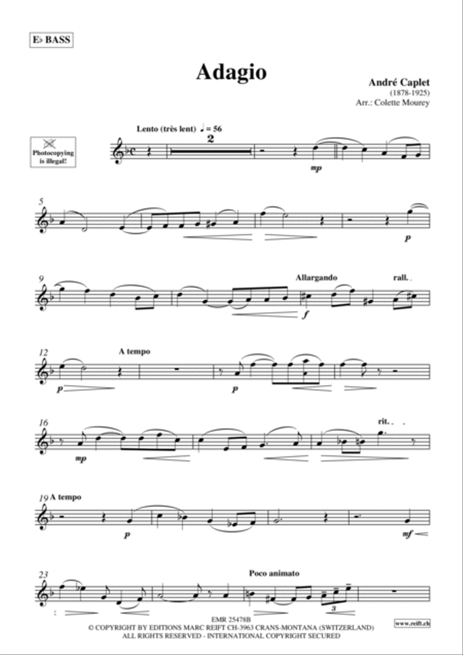 Adagio Classical Guitar scores gallery preview page 2