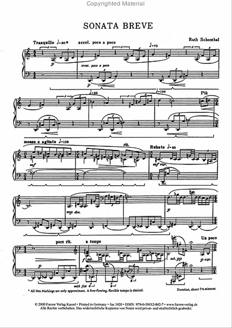 Sonata Breve Harpsichord scores gallery preview page 2