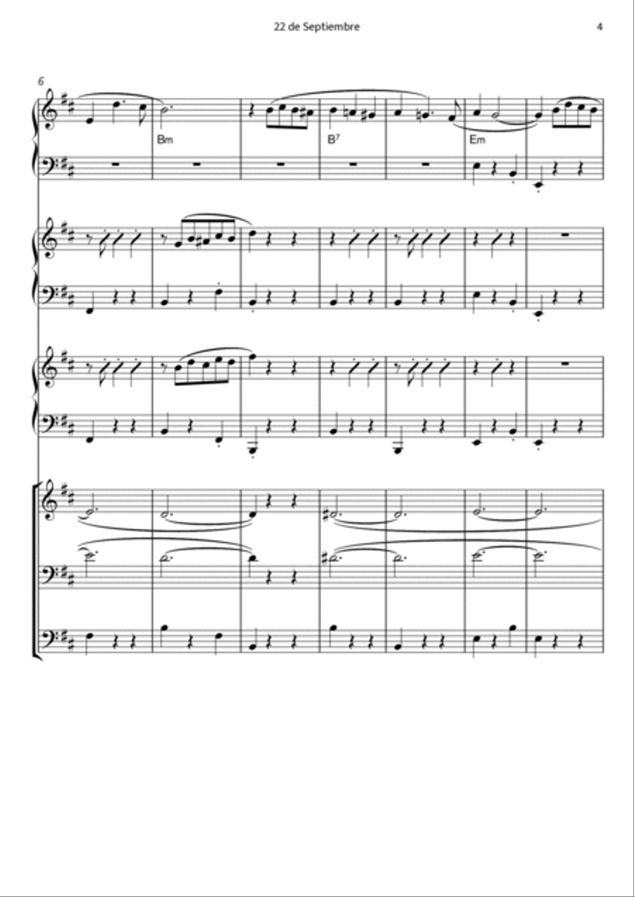 22 de Septiembre Cello scores gallery preview page 5