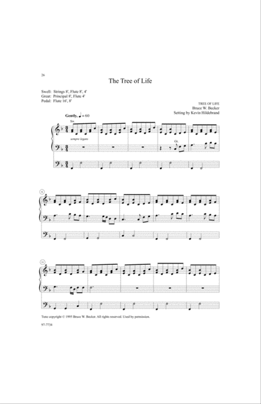 Salvation unto Us: Twelve Easy Organ Preludes for Reformation Organ scores gallery preview page 10