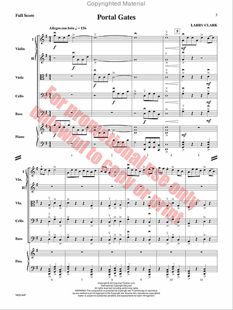Portal Gates String Orchestra scores gallery preview page 4