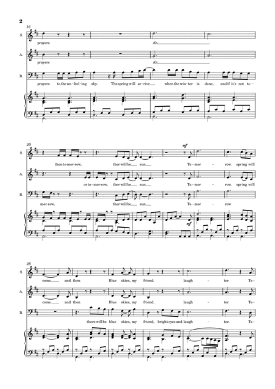 There Will Be Sun There Will Be Sun 3-Part scores gallery preview page 2