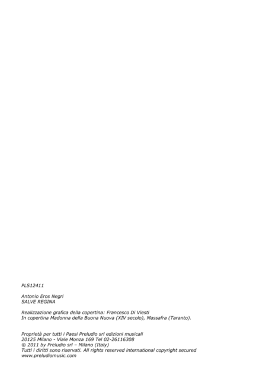 Salve Regina 4-Part scores gallery preview page 2
