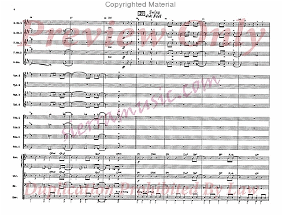 Lester Lives On Big Band scores gallery preview page 5