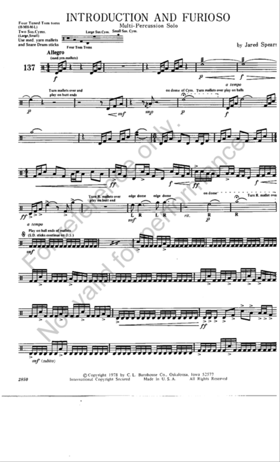 Introduction and Furioso A Cappella scores gallery preview page 2