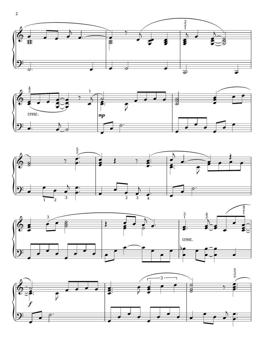 Endless Love Piano Solo scores gallery preview page 2