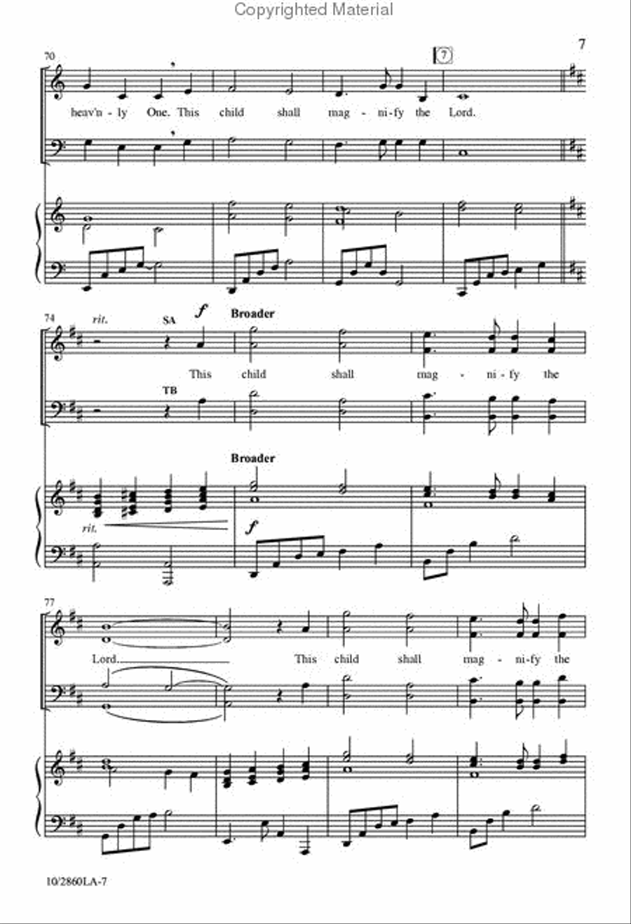 Song of Mary and Joseph Song of Mary and Joseph 4-Part scores gallery preview page 8