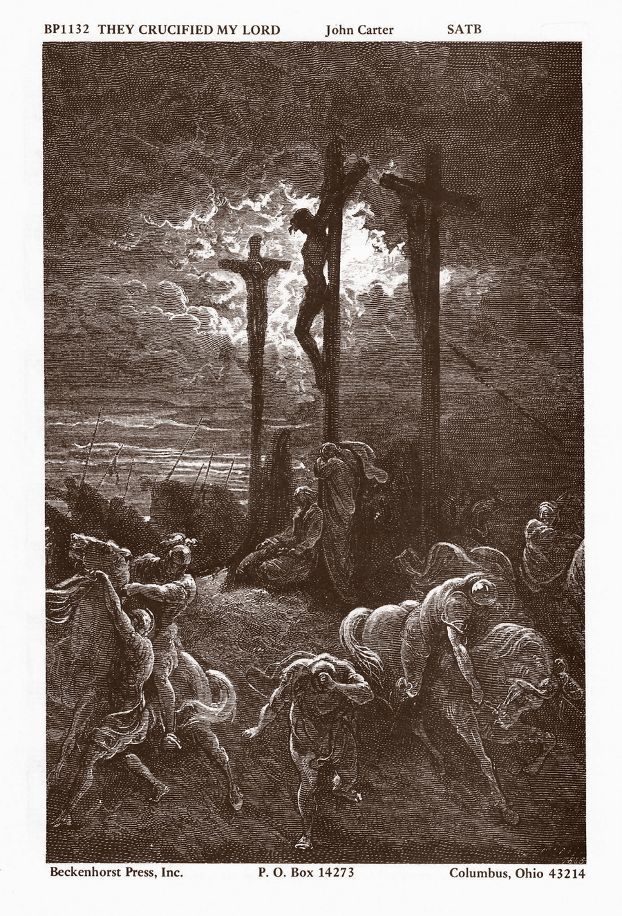 They Crucified My Lord They Crucified My Lord 4-Part scores gallery preview page 1