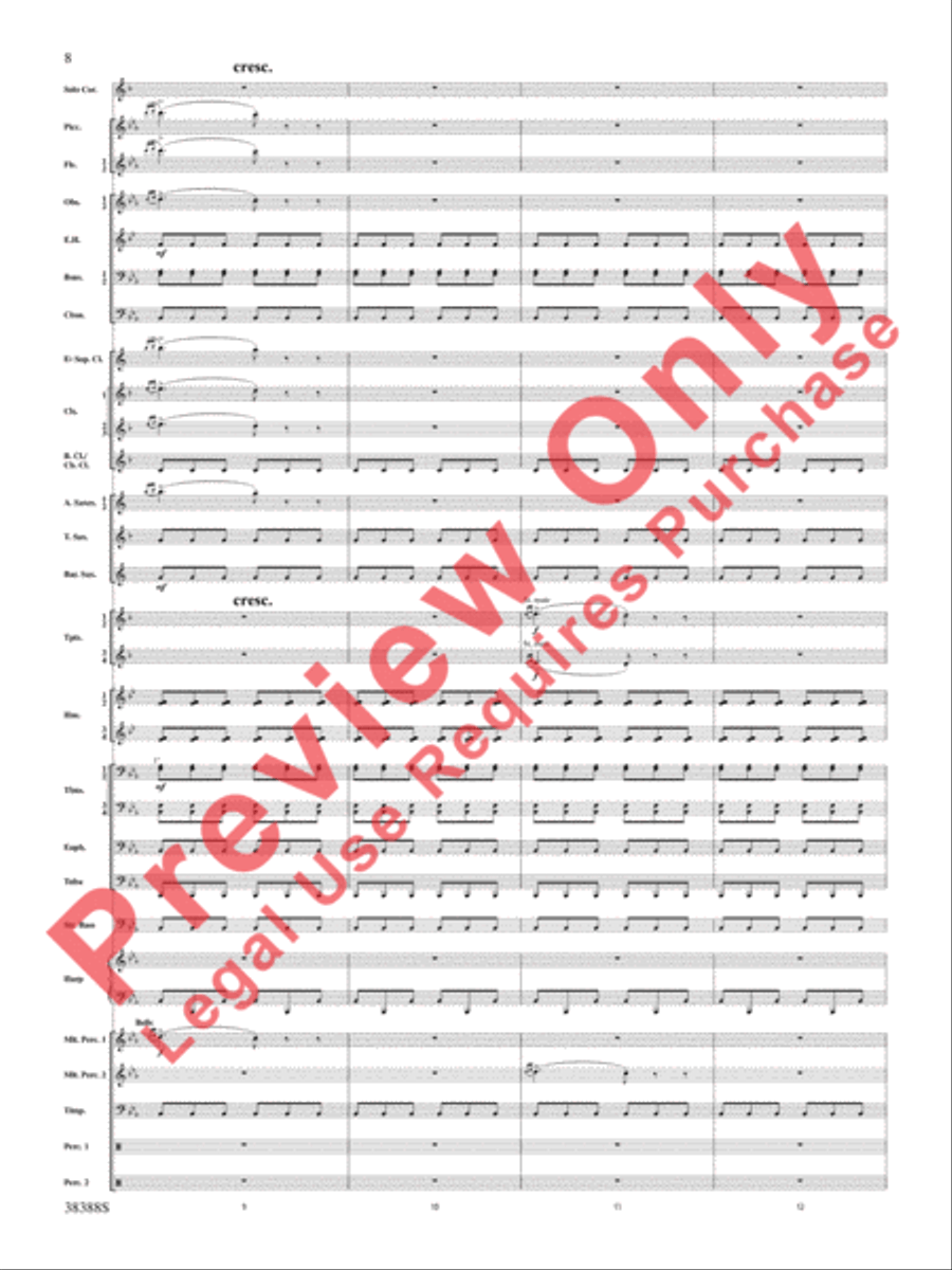 Napoli Napoli Concert Band scores gallery preview page 9