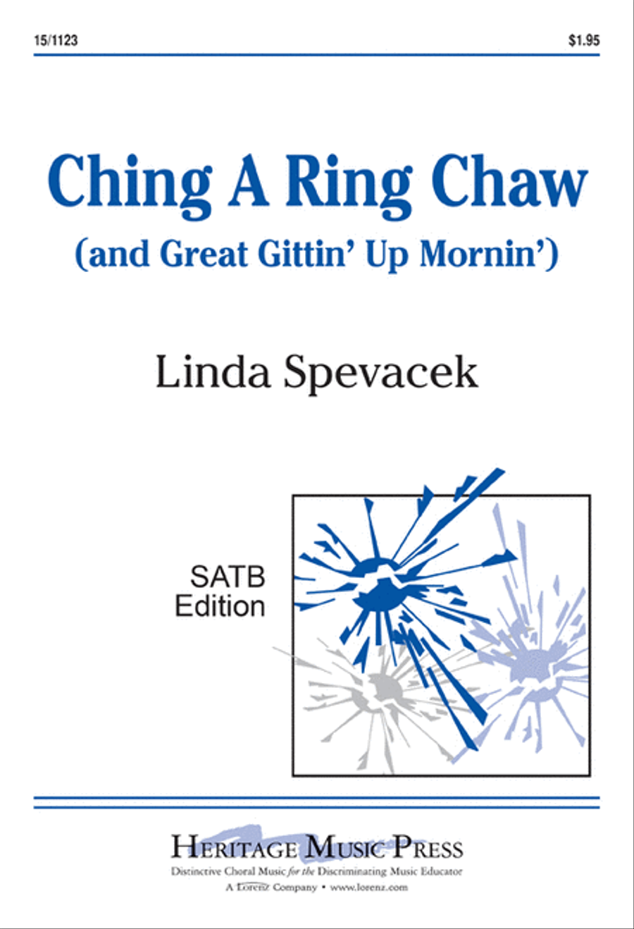 Ching A Ring Chaw (and Great Gittin' Up Mornin') 4-Part scores gallery preview page 1