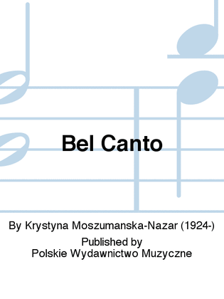 Book cover for Bel Canto