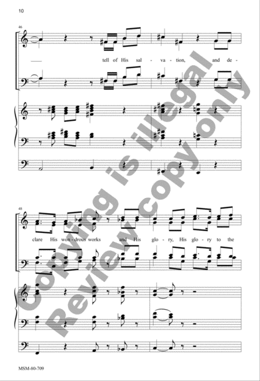 Sing with Joy 4-Part scores gallery preview page 11
