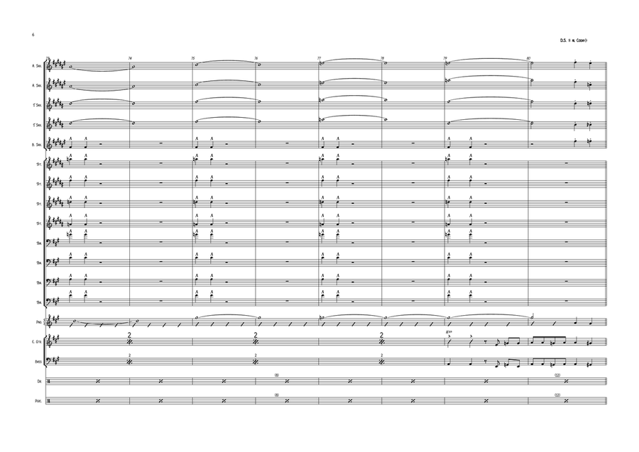 River Deep - Mountain High Jazz Ensemble scores gallery preview page 6